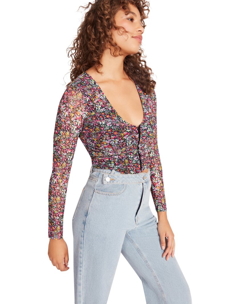 Tops Steve Madden Luna Floral Mujer Multicolor | ES TBE960